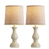 Seealle Farmhouse Table Lamps Set of 2 - Rustic Lamp
