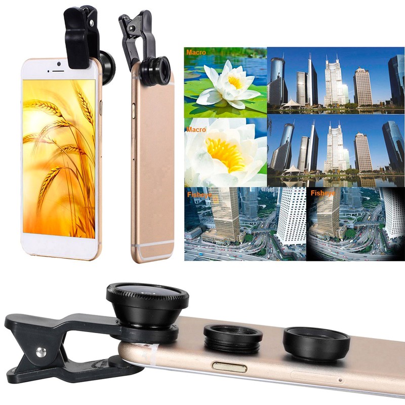 10PCS 8X Telephoto Mobile Phone Lens Universal Detachable Clip-on Lens