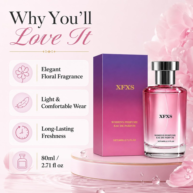 Date Perfume Eau de Toilette,Perfume For Women Oriental Jasmine ScentPerfume,