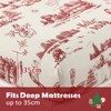 Christmas Fitted Sheet Double Christmas Tree Bed Sheet Easy Care