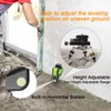 Huepar AT2 Bracket Laser Level Adapter - 360° Rotating Base