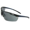 Half Frame Wrap Around Bifocal Sunglasses Style B109 (Black W/Blue