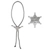 Boland Boland 54316 - Kostüm-Set Cowboy, 2-teilig, Kette und Sheriff-Stern,
