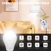 MXhme Rechargeable Light Bulbs with Remote Control Daylight（6000K 2200mAh Dimmable