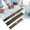 Hililand 3 Pieces 6.3/7.87/10.23 Inch PCB Circuit Board Ruler Multifunctional