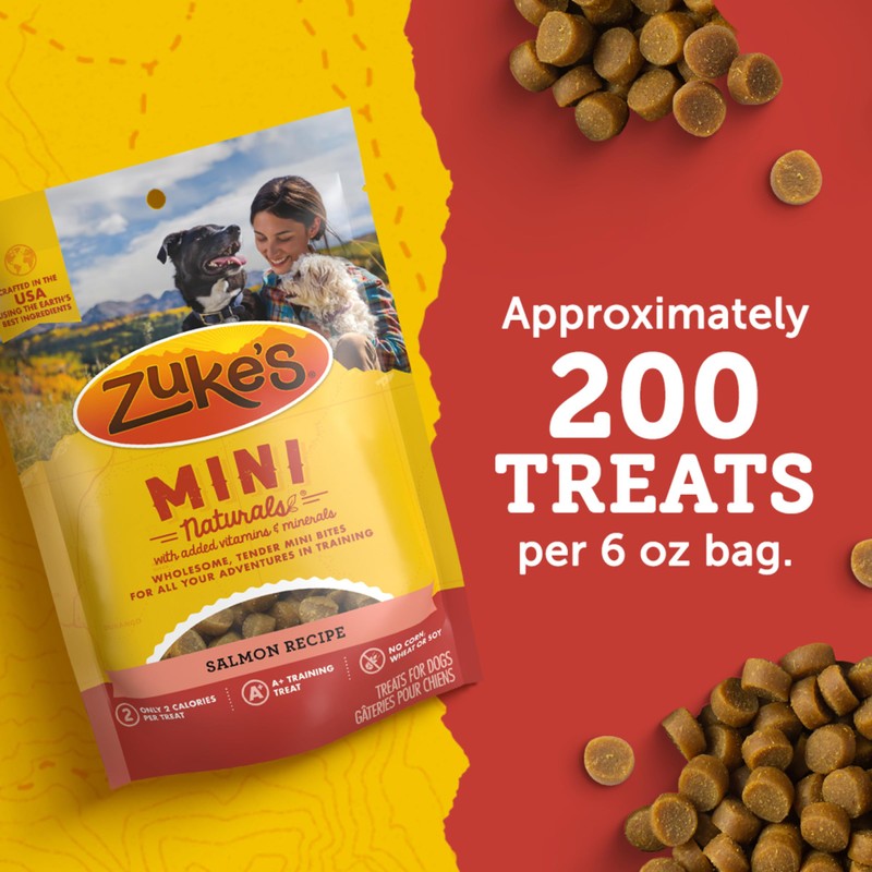 Ewbob Zuke's Mini Naturals Dog Training Treats for Dogs of