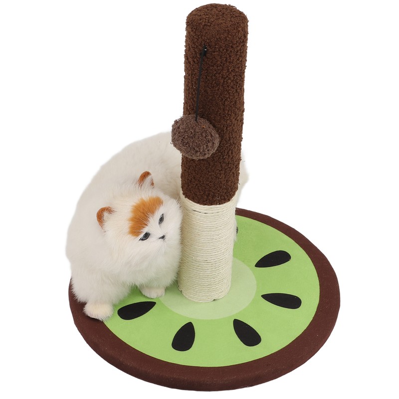 Cat Scratching Post Kiwi Sisal Vertical Cat Scratcher with Hanging