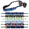 Doodlream 6Pcs Floating Sunglass Straps, Lightweight Neoprene Glasses Holder Straps with 6 Different Cute Dinosaurs Pattern, Colorful Printed Eyewear Retainer