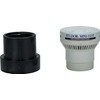 Studor 20340 Mini-Vent Air Admittance Valve with ABS Adapter, 1-1/2-