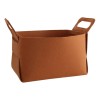 Cubo De Fieltro Para Organizar Sala Naranja 1 Unidad