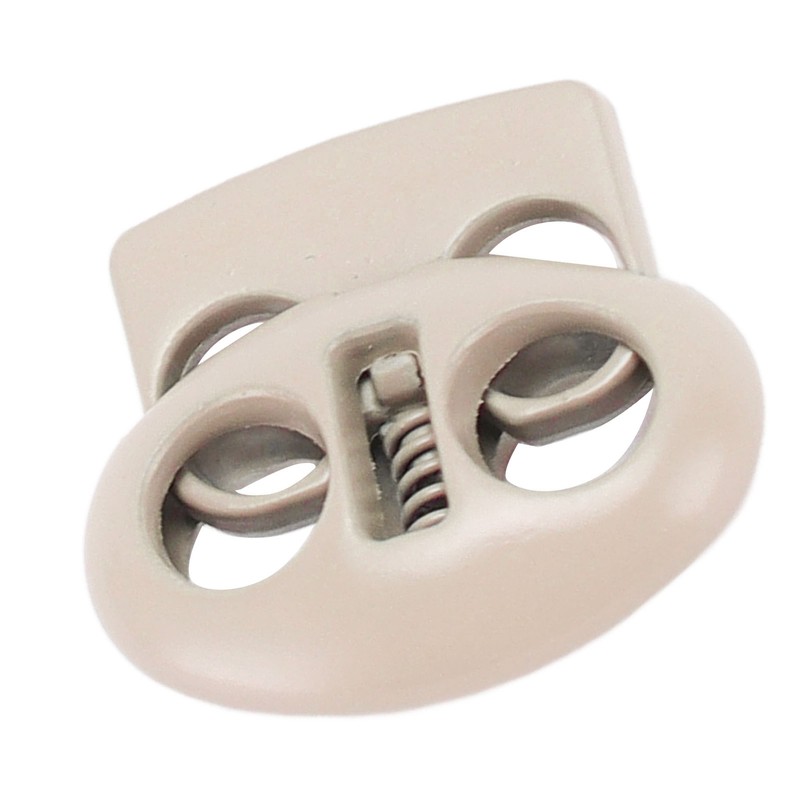 30PCS Metal Cord Locks End Spring Stop Toggle Stoppers Rustproof
