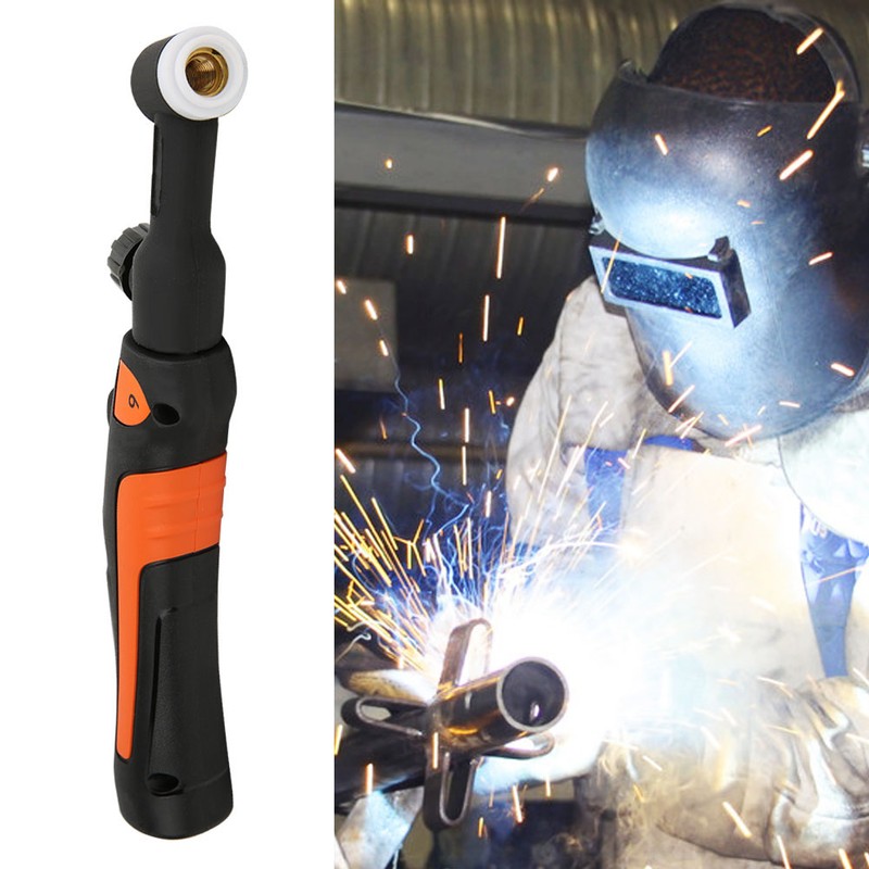 TIG Welding Torch Flexible Head Body with Gas Valve Air