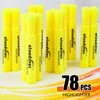 cloudriver Highlighters Bulk Pack of 78, Yellow Highlighter, Chisel Point,