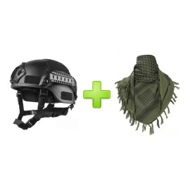 Total Supplier Casco Tactico Militar Gotcha Paintball Moto Bici + Palestina