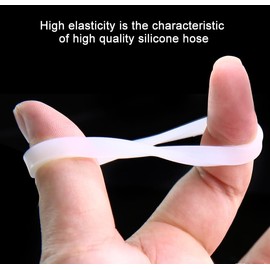 Hohitto Silicone Gasket Flat Washers, 10pcs Sealing Silicone Rings Gasket 40 x 24 x 3mm (OD x ID x Wall Thickness), Reusable Rubber Seal Washers for Inner Thread Pipe/Tube with Slot - (Pack of 10).