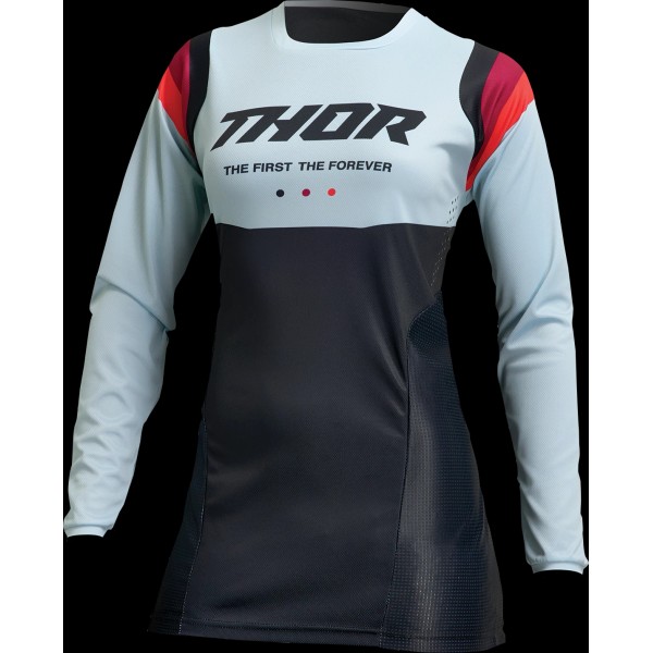 Thor Black/Mint Women's Pulse REV Jersey Medium