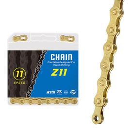 HOUSON 11-Speed ​​Bicycle Chain, 116 Links, 1/2 x 11/128 Inch, for Road Mountain Bike, Racing Bike, Sports Bike, 11/33-speed Z11