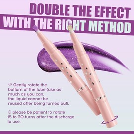SHEEPFLY 4 Colors Liquid Glitter Eyeshadow Set,Liquid Glitter Eyeshadow，Gel-Based Formula, Creates High-Impact,Long Lasting, Quick-Drying,Multi-Dimensional Eye Looks (A)
