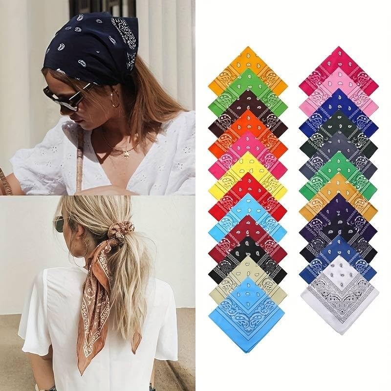 Boolavard 100% Cotton Bandanas with Original Paisley Pattern | Colour