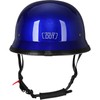 Yesmotor Helmet Half Shell German Motorcycle Helmet with Cycling Glasses