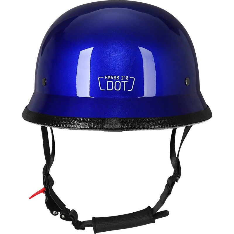 Yesmotor Helmet Half Shell German Motorcycle Helmet with Cycling Glasses