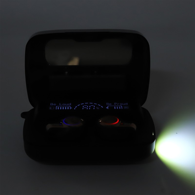 M918 Bluetooth TWS Headset HighDefinition Digital Display Earbuds Earphone for