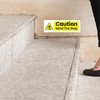 Stcky 5 x Caution Mind the Step Vinyl Stickers 150