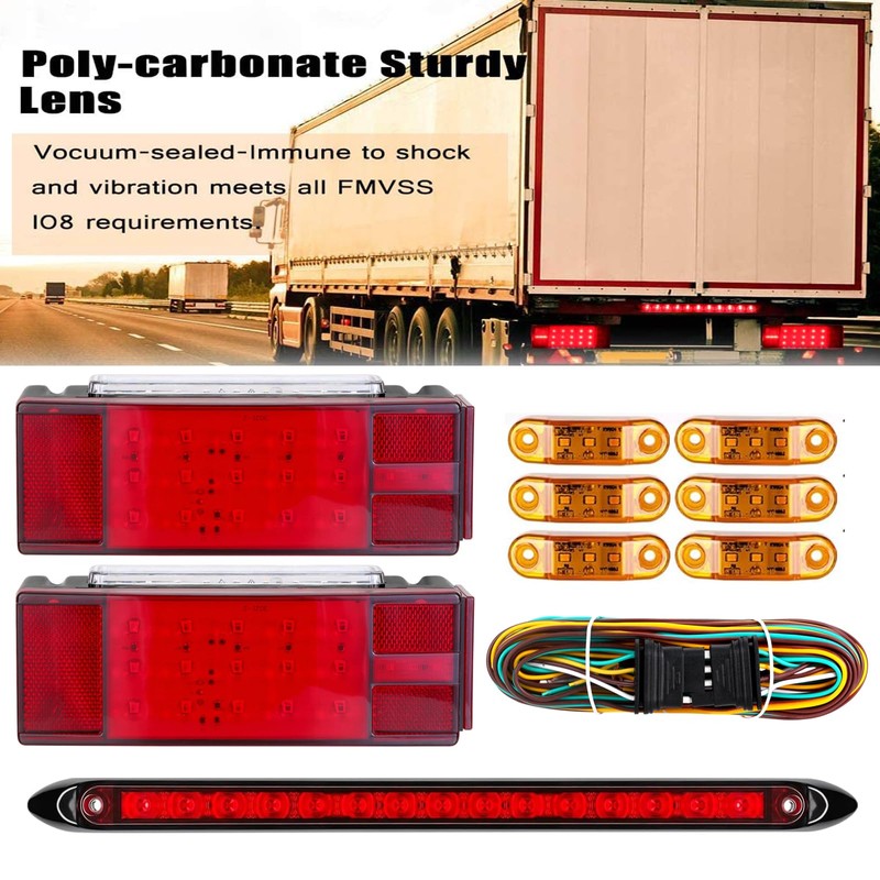 LIMICAR Boat Trailer Lights Kit, Boat Trailer Lights LED Submersible
