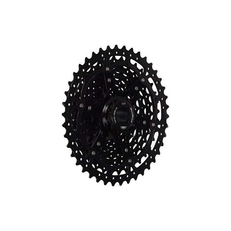 SunRace Unisex Csms3 1142t 10 Speed Cassette, Black, 10v 11-42
