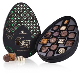 The Finest Easter Pralines Green - 19 Schokopralinen| in eleganter Verpackung | Ostergeschenk | Ostern Schokolade | Eier Schokolade | Osterei | aus erlesenen Zutaten