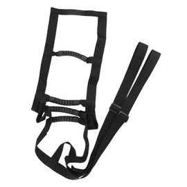 QWORK® Bed Ladder Assist 88 Inch, Sit Up Assist Device with 4 Rubber Handle Grips, Adjustable Length Bed Ladder Strap