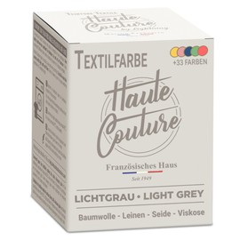 Haute Couture - Grey Textile Paint - Light Grey - 350g - All-in-One - Ready to Use for Clothing and Fabrics