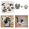 3mm Simplex Wire Clamps Clips Made From Marine Grade Stainless