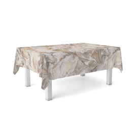 Martina Home Genil Oilcloth Tablecloth 250 x 140 cm Gold