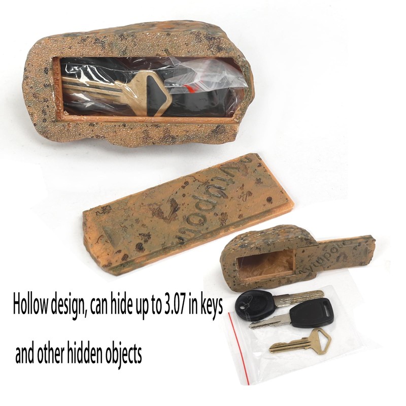 Spare Key Hider Rock - Easily Hide a Key Outside