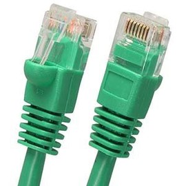 9Ft Cat.5e Molded Snagless Patch Cable Green