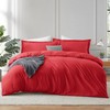 Hearth & Harbor Red Duvet Cover Full Size - 3