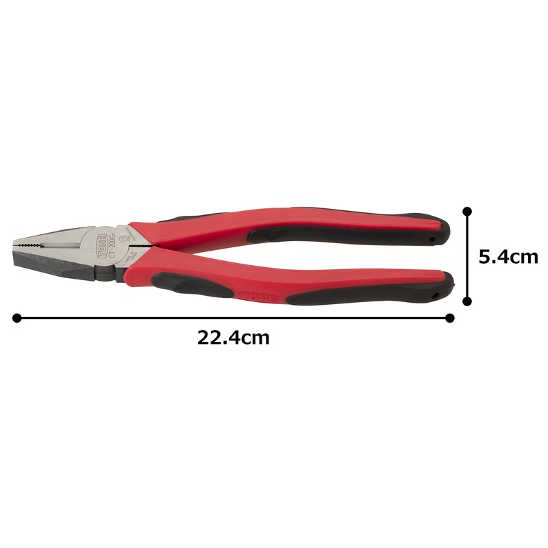 Tone Pliers (Master Grip Type) CT-200G, Red, Total Length 8.8