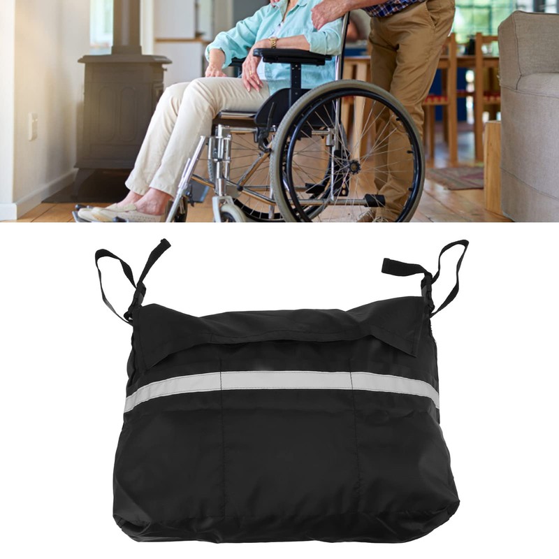 Polyester Wheelchair Carry Bag Anti Tear Large Space Walker Pouch