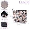 LEVLO Goth Punk Alternative Music Makeup Bag Rock Band Concer
