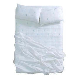 Vianney Vialifresh 1.9x1.35m cubrecolchón blanco matrimonial