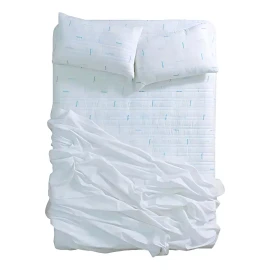 Vianney Vialifresh 1.9x1.35m cubrecolchón blanco matrimonial