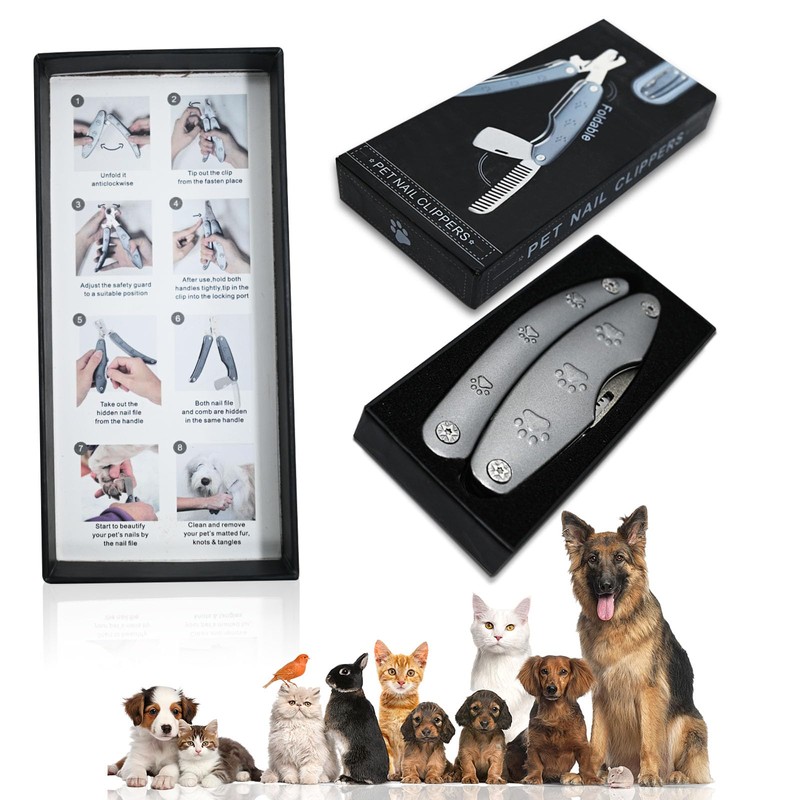 Heavy Duty Dog Nail Clipper for Large Dog Thick Nail,