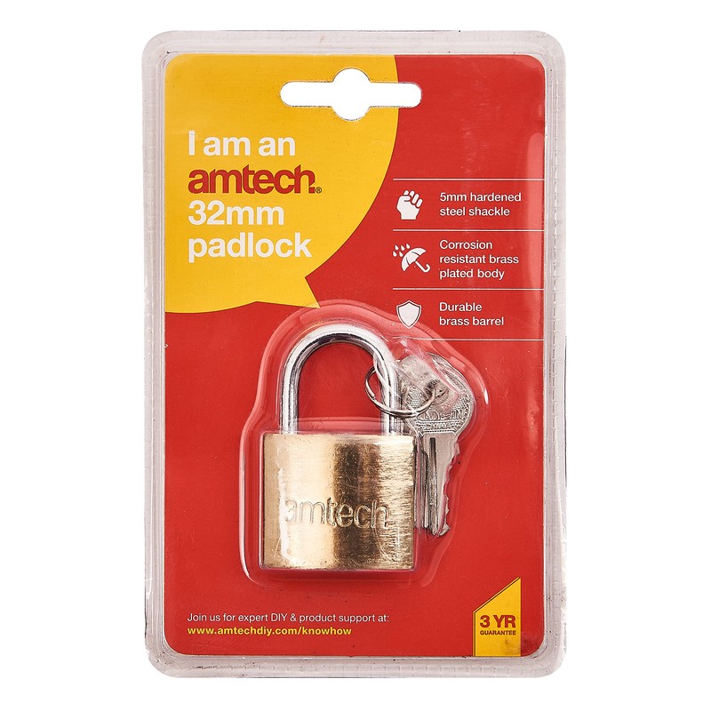 Amtech XXSEL32 32mm Padlock