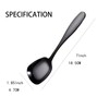 MIUPOO Square Head Spoons, Korean Style Square Spoon,Thick Heavy Stainless