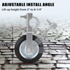 Kikerike Gate Wheels for Metal Tube Gate, Heavy Duty 6-1/4"