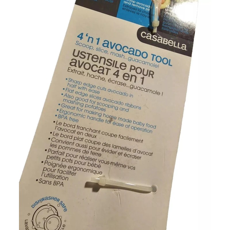 Casabella Avocado 4 in 1 Tool • Cut, Scoop, Pit