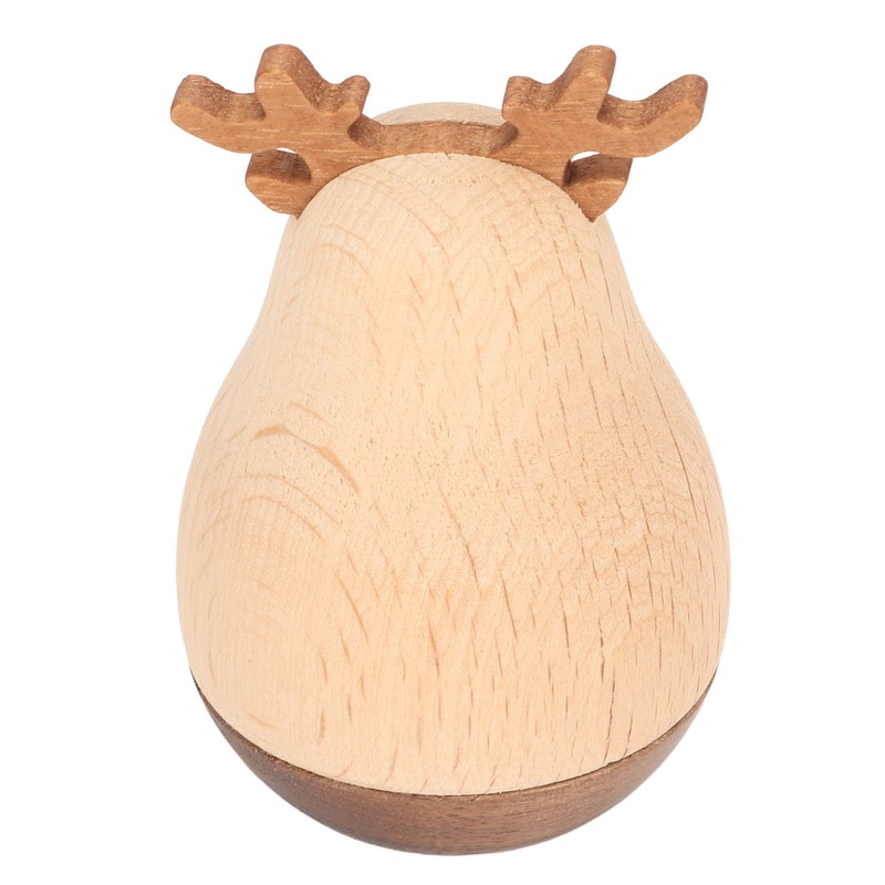 Deer Wobbler Cute Exquisite Sturdy Durable Wood Decorative Eye Catching