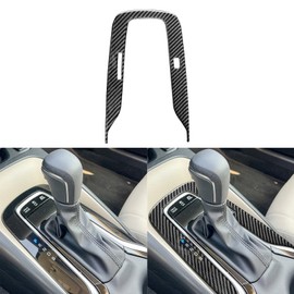 NVCNX Real Premium Carbon Fiber for Toyota Corolla 2020-2025 2021 2022 2023 2024 L LE XLE / 2023-2025 SE / 2025 FX Hybrid Car Center Console Gear Shift Panel Cover Interior Trim Accessories Decal 1PC