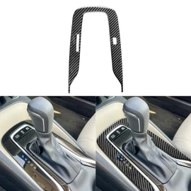 NVCNX Real Premium Carbon Fiber for Toyota Corolla 2020-2025 2021 2022 2023 2024 L LE XLE / 2023-2025 SE / 2025 FX Hybrid Car Center Console Gear Shift Panel Cover Interior Trim Accessories Decal 1PC